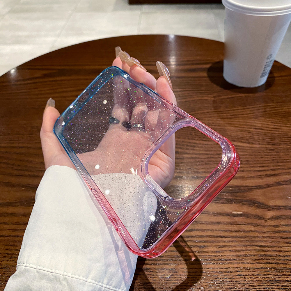 For iPhone 14 Pro Shockproof Back Protective Case Glitter Powder Clear IMD Phone Cover For iPhone 14 Pro Shockproof Back Protective Case Glitter Powder Clear IMD Phone Cover